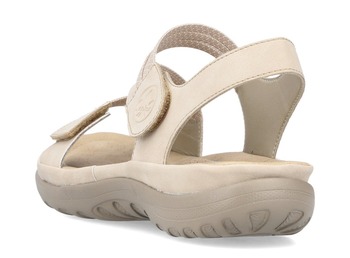 RIEKER 64870-62 beige, dámské sandály vel.42