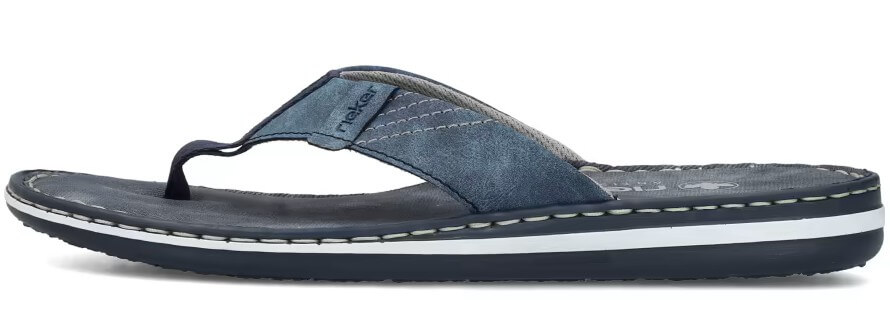 RIEKER 21043-14 blue, pánské žabky