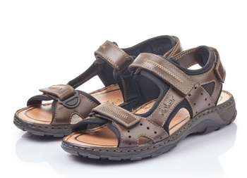 RIEKER 26061-25 brown, pánské sandály vel.41