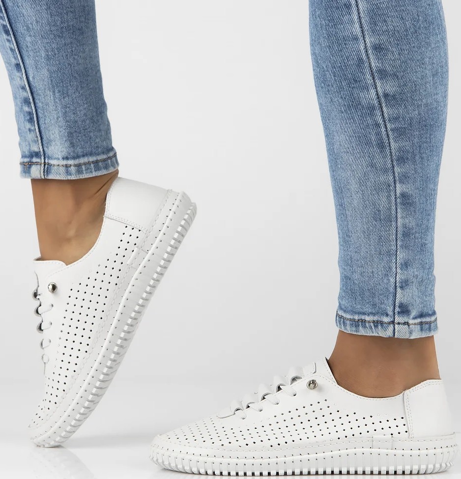 FILIPPO DP6837/25 WH bílá, dámské polobotky