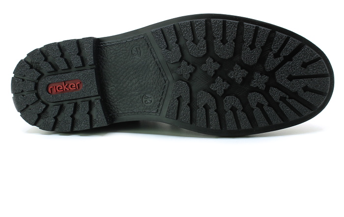 RIEKER F4611-00 black, pánské polobotky