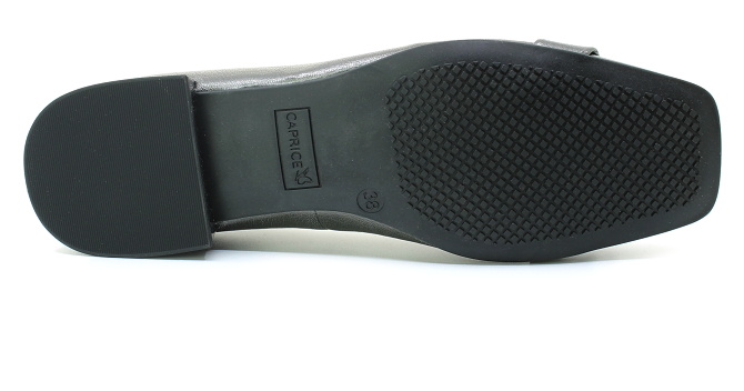 CAPRICE 9-22101-45 289 dk.grey metal, dámské baleríny vel.39