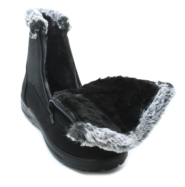SCANDI 262-0207-A1 black, dámská zimní obuv