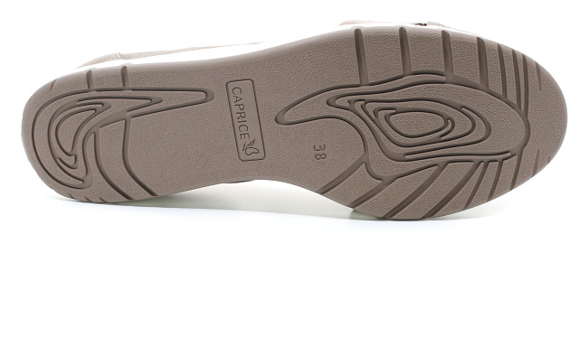 CAPRICE 9-22118-44 341 taupe metalic, dámské baleríny vel.41