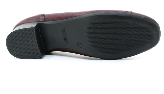 RIEKER 43450-35 red, dámské lodičky vel.38