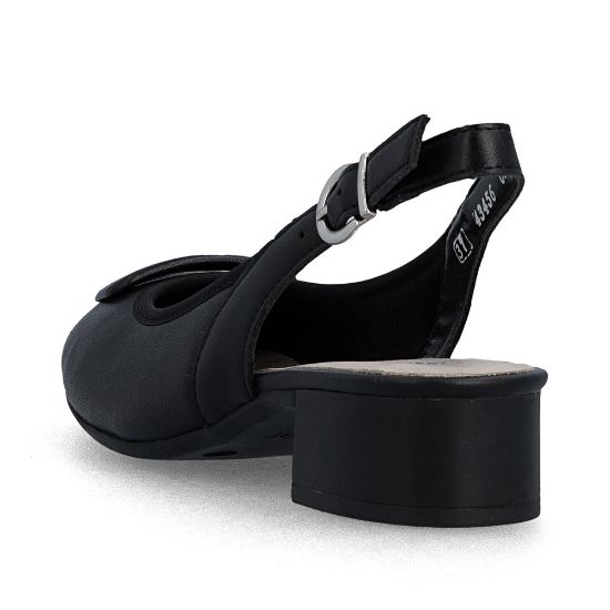 RIEKER 43456-00 black, dámské lodičky