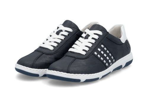 RIEKER 42408-14 blue, dámské polobotky vel.40