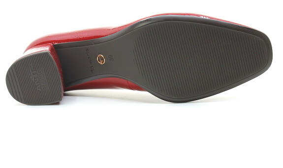 TAMARIS 1-22407-47 524 red patent, dámské lodičky