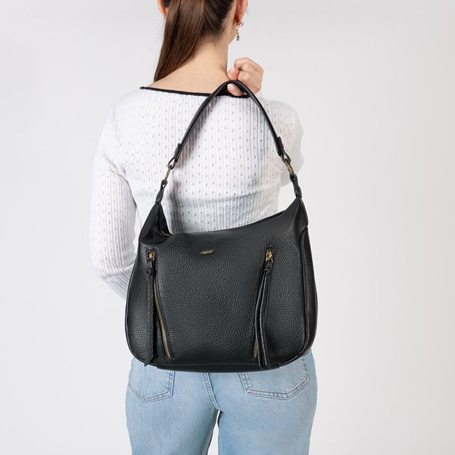 RIEKER H1016-00 black, dámská kabelka