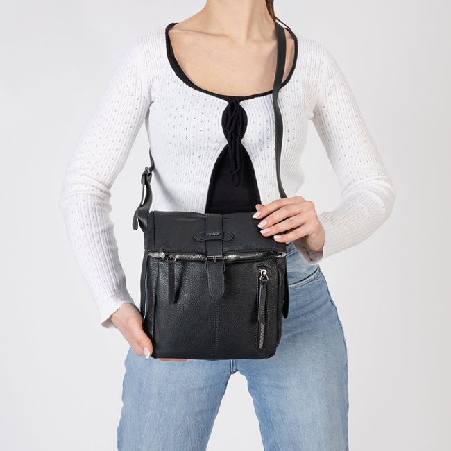 RIEKER H1103-00 black, dámská kabelka