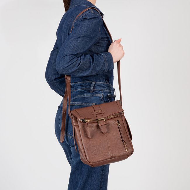 RIEKER H1103-22 brown, dámská kabelka