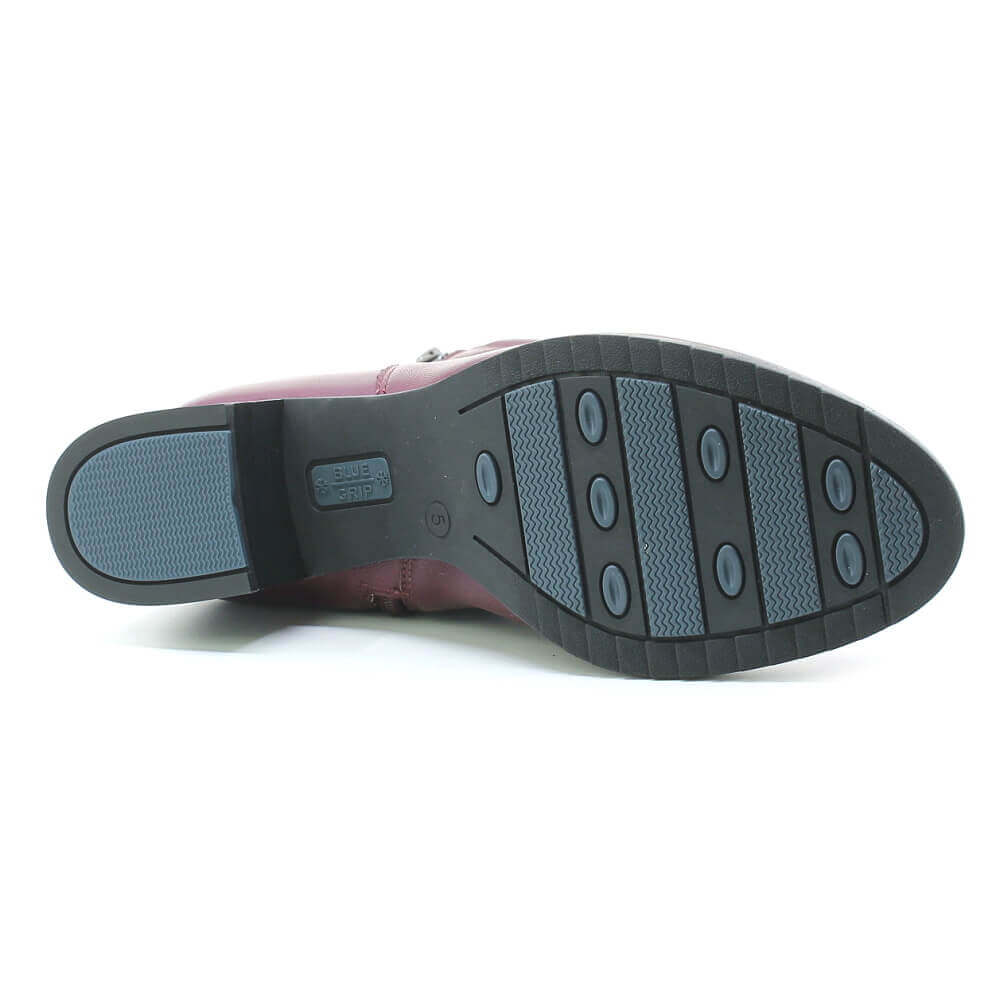 CAPRICE 9-25368-47 540 bordeaux nappa, dámská kotníková obuv