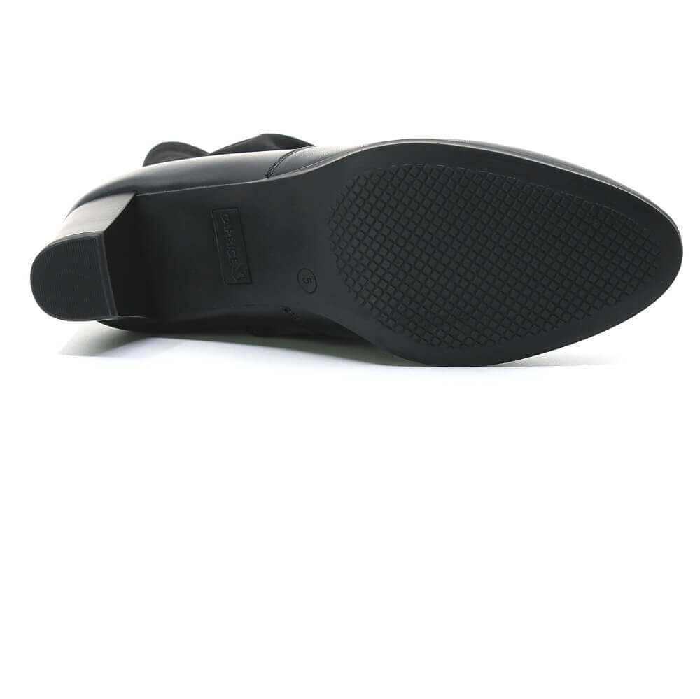 CAPRICE 9-25329-47 019 black comb, dámské polokozačky vel.37