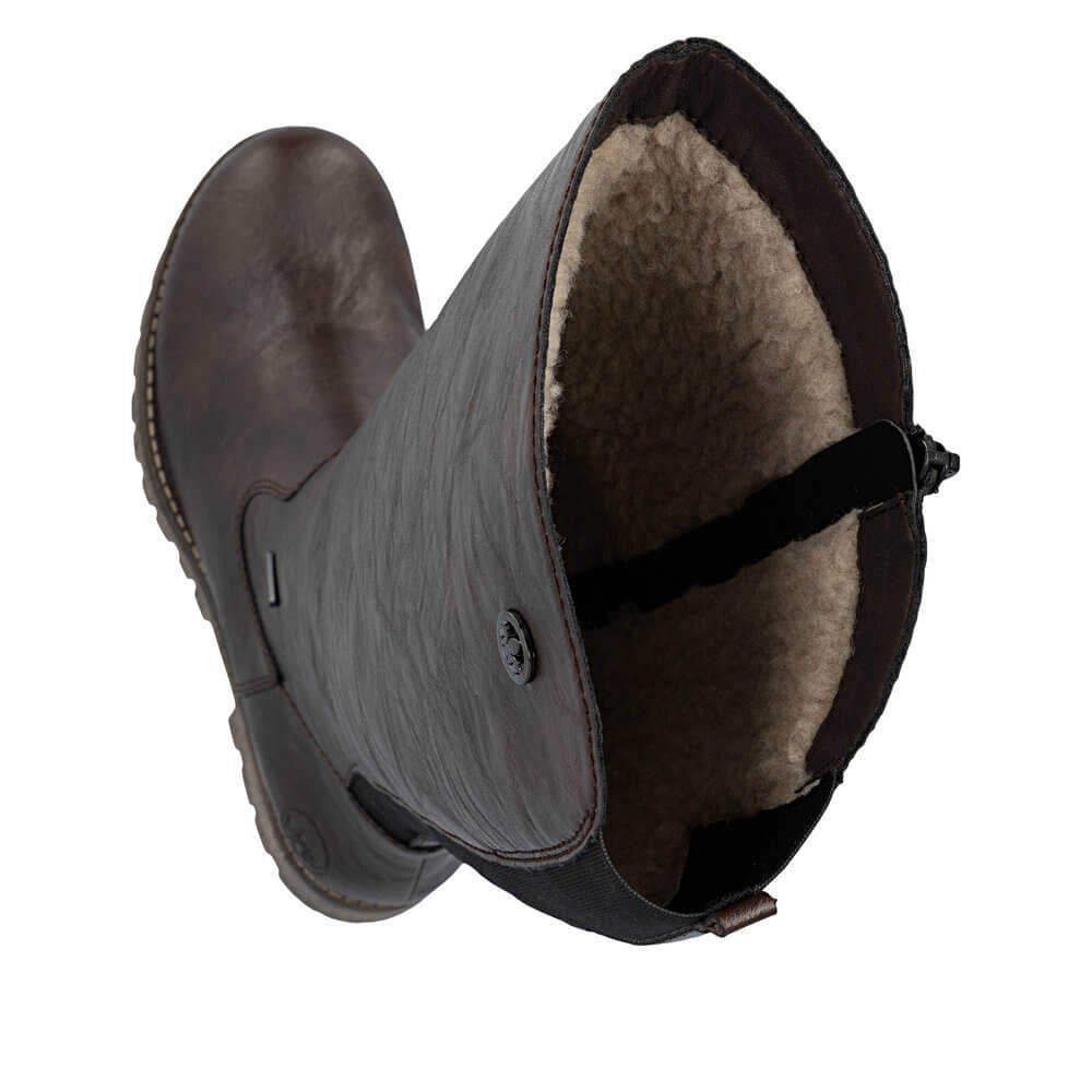 RIEKER 78554-25 brown, dámské kozačky vel.39
