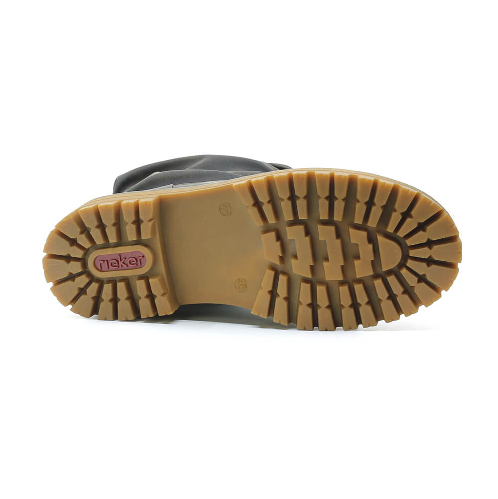 RIEKER 92990-25 brown, dámské kozačky