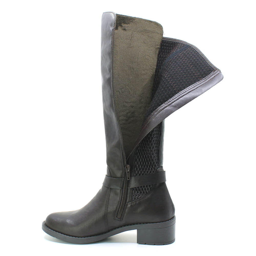 RIEKER 75490-25 brown, dámské kozačky