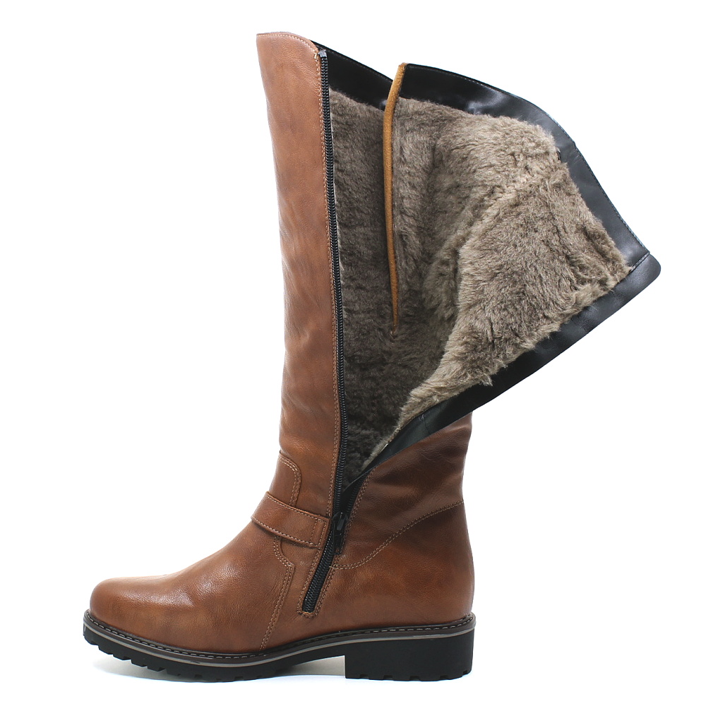 REMONTE R6590-22 brown, dámské kozačky vel.37