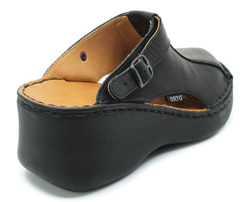 ORTO PLUS 3060-60V černé, dámské nazouváky