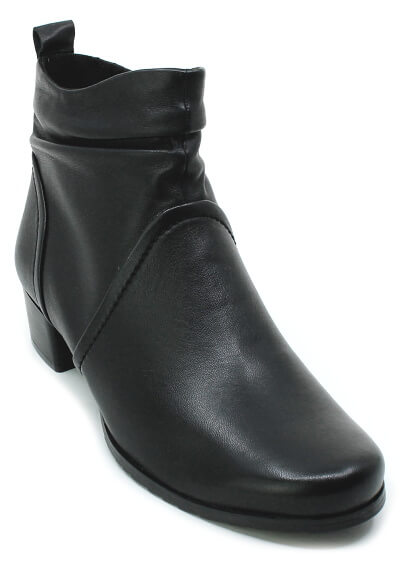 CAPRICE 9-25358-41 black softnap., dámská kotníková obuv vel.39