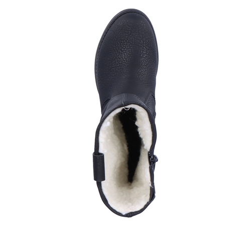RIEKER Z9583-00 black, dámské polokozačky