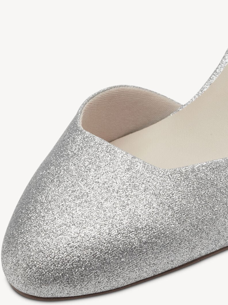 TAMARIS 1-24432-41 silver, dámské lodičky