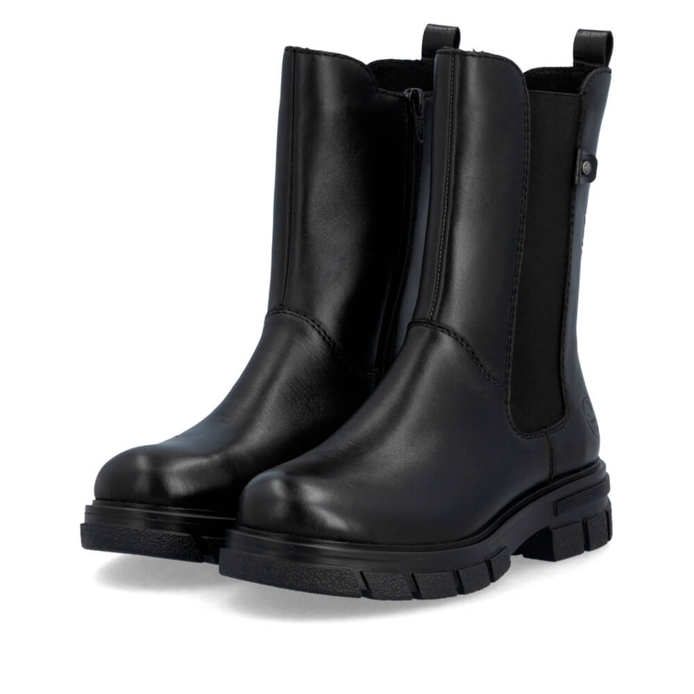 RIEKER Z9180-01 black, dámská kotníková obuv vel.37