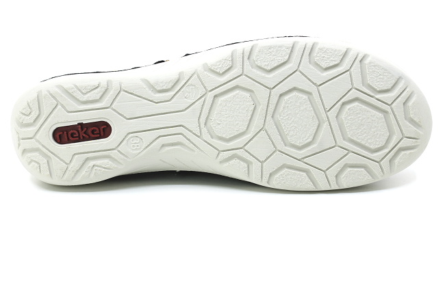 RIEKER 52528-14 blue, dámské polobotky