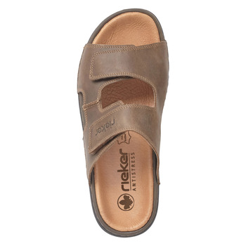 RIEKER 25592-25 brown, pánské pantofle vel.41