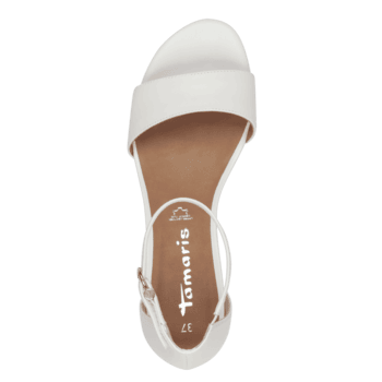 TAMARIS 1-28291-44 white, dámské sandály vel.40