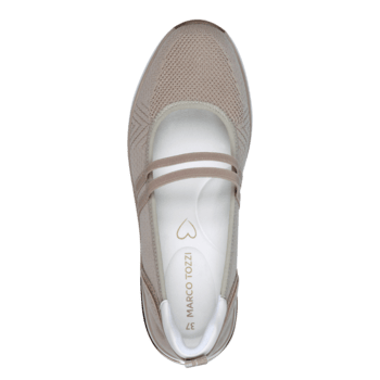 MARCO TOZZI 2-22181-44 dune comb, dámské baleríny