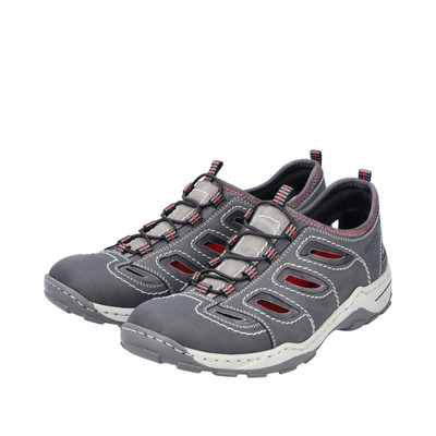 RIEKER 08065-46 grey, pánské sandály vel.44