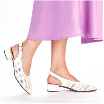 RIEKER 47066-80 white, dámské lodičky vel.39