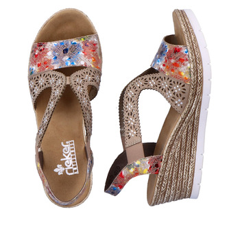 RIEKER 61916-90 multi, dámské sandály