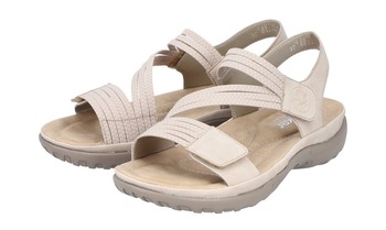 RIEKER 64870-62 beige, dámské sandály vel.42