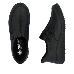RIEKER 59559-00 black, dámské polobotky vel.37