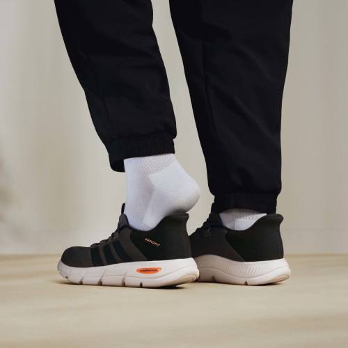 adidas CLOUDFOAM FLEX KK3482 hnědá, pánská sportovní obuv vel.43 ⅓