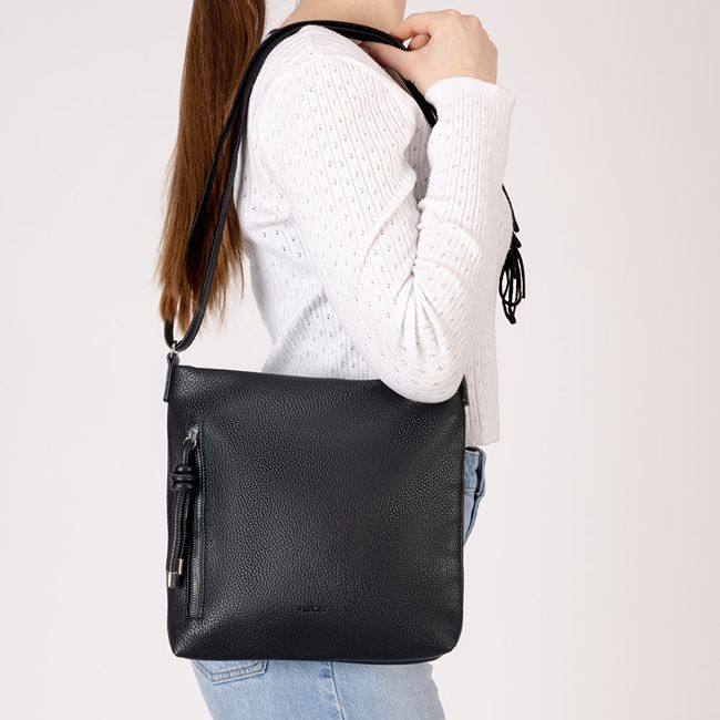 RIEKER H1073-01 black, dámská kabelka