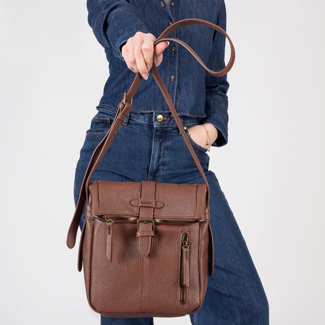 RIEKER H1103-22 brown, dámská kabelka
