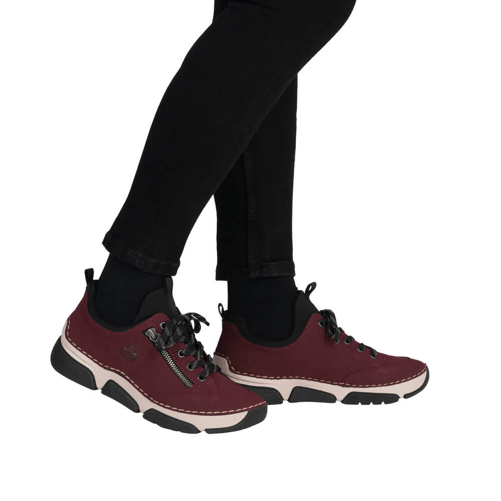 RIEKER 45973-36 red, dámské polobotky vel.41