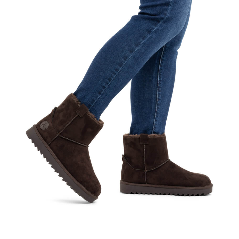 RIEKER 99870-25 brown, dámská zimní obuv vel.37