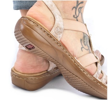 RIEKER 60855-31 rosa, dámské sandály