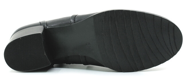 CAPRICE 9-25358-41 black softnap., dámská kotníková obuv vel.39