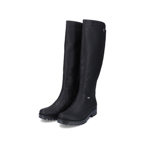 RIEKER 78554-00 black, dámské kozačky