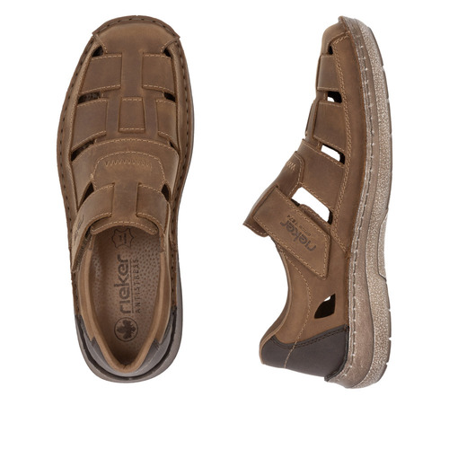 RIEKER 03078-25 brown, pánské sandály vel.42
