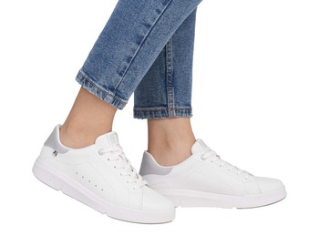 RIEKER 41902-80 white, dámské tenisky vel.42