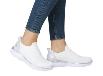 RIEKER M5072-80 white, dámské tenisky
