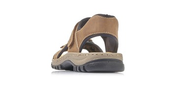 RIEKER 25084-24 brown, pánské sandály vel.42