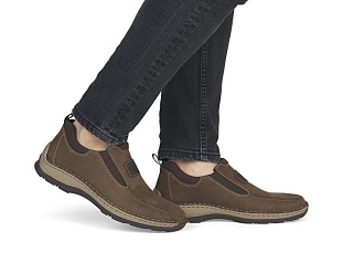 RIEKER 05363-26 brown, pánské mokasíny