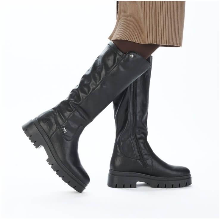 RIEKER Z9490-00 black, dámské kozačky vel.40