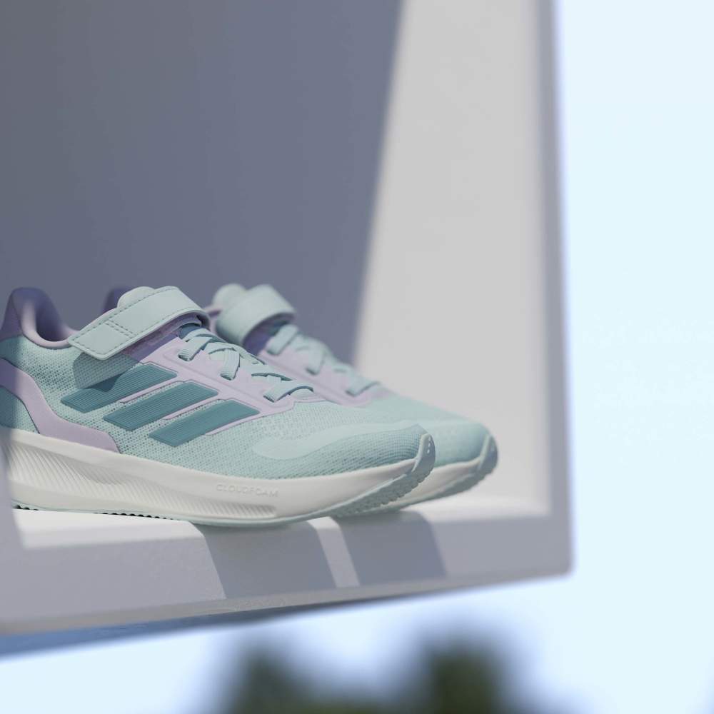 adidas RUNFALCON 5 EL C JP9403 tyrkysové, dětské tenisky vel.28